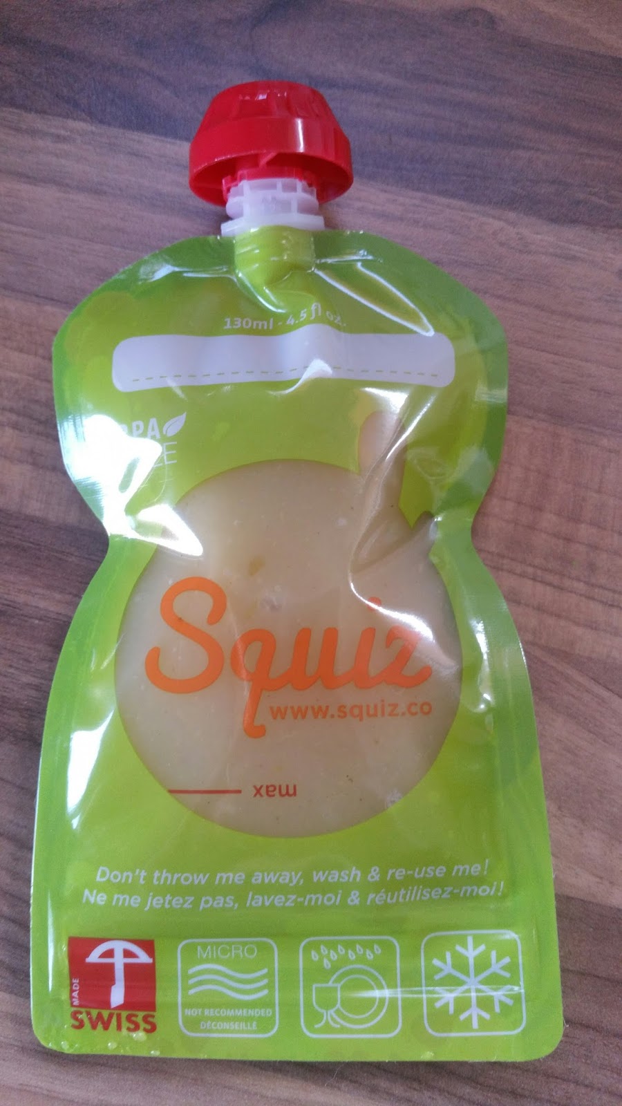 Jolie Maman (ou pas !) La gourde de compote réutilisable