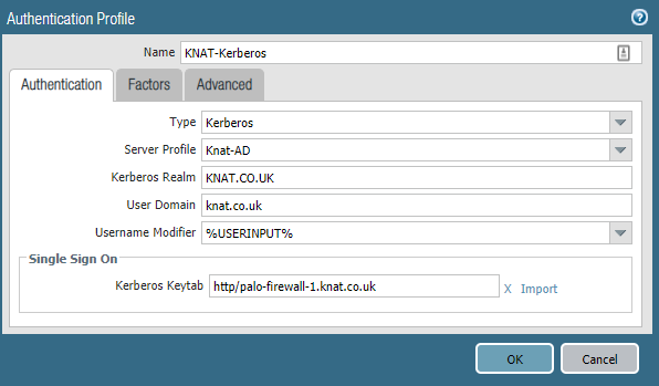 Knat S Networking Stuff Palo Alto Kerberos Auth Sso