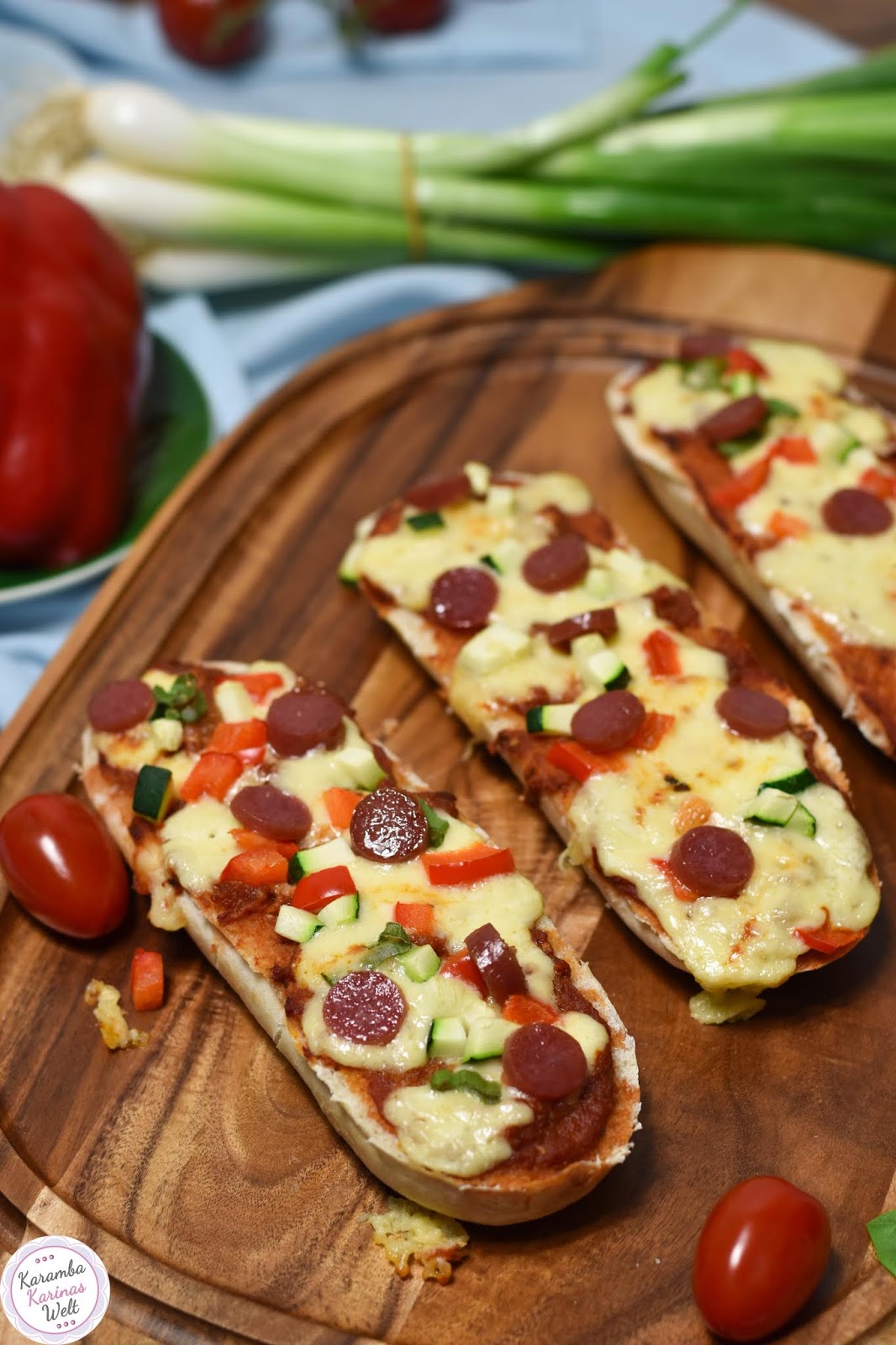 KarambaKarina&amp;#39;s Welt: Home Made Pizzabaguette - der perfekte Snack
