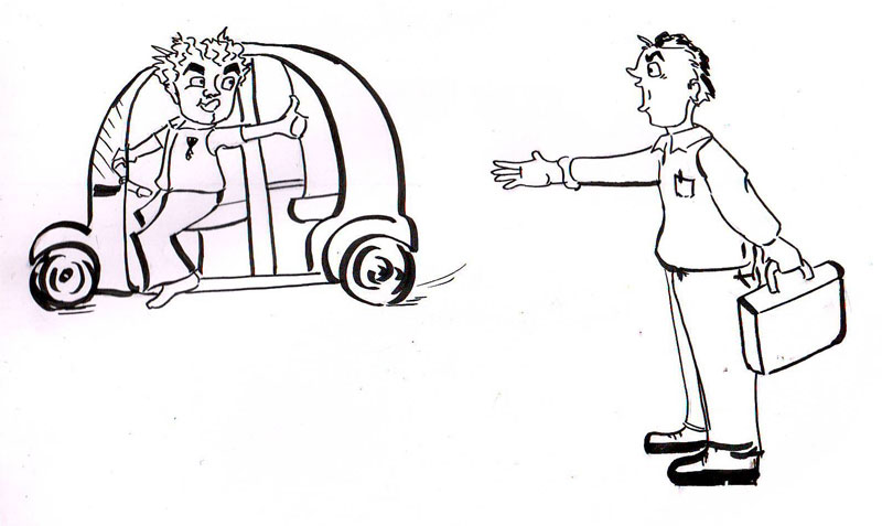 CHUMMADRAW: 065 Autorickshaw