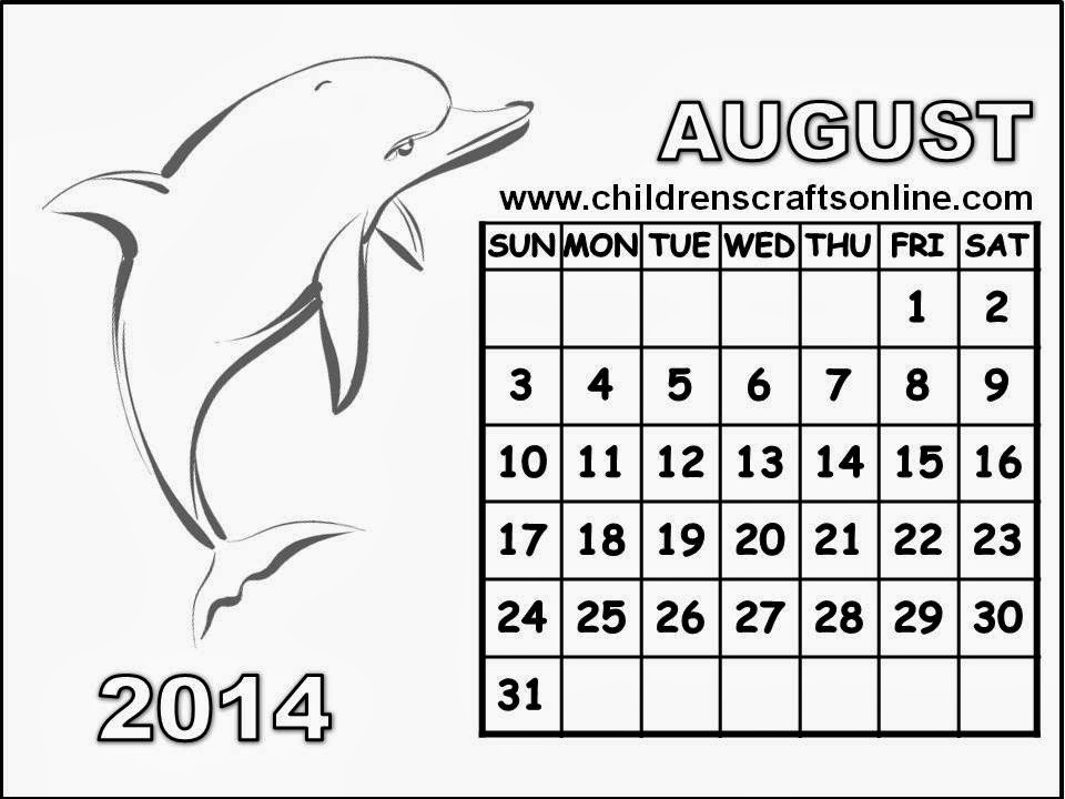 calendar coloring pages 2014 - photo #27