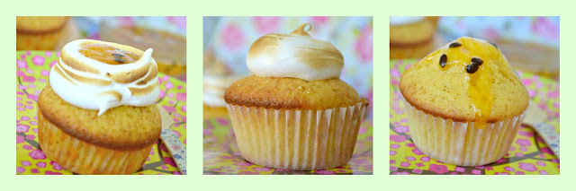 Cupcakes de Fruta de la Pasión, Maracuya, parchita