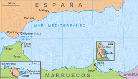 l'enclave espagnole de Ceuta, au Maroc