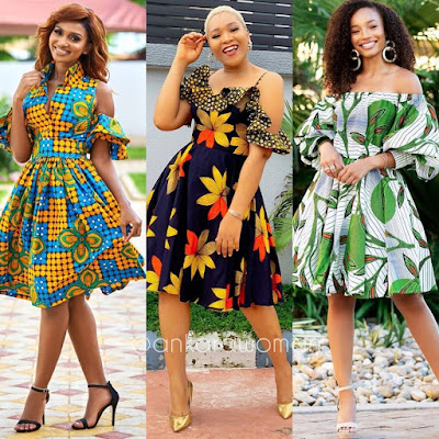 Latest Ankara Short Flay Gown Styles: Best styles for ladies to trend