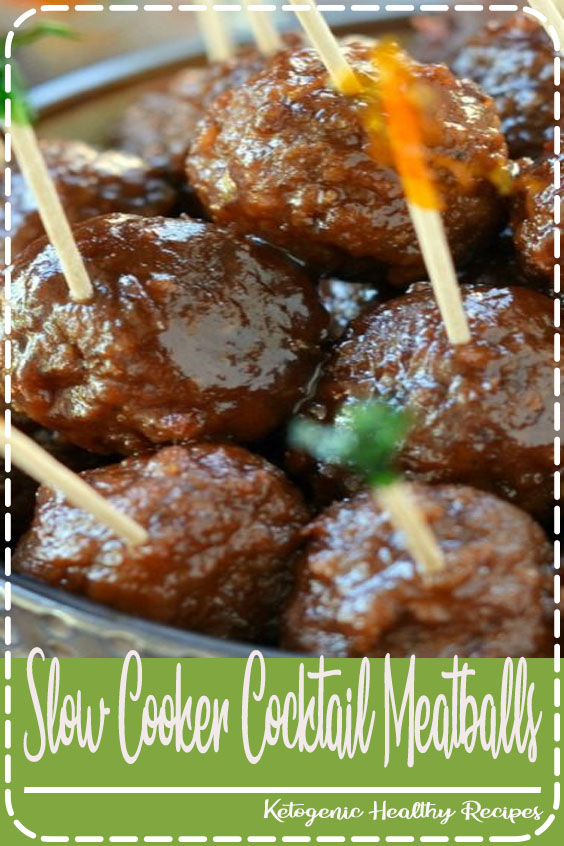 Slow Cooker Cocktail Meatballs food Violet