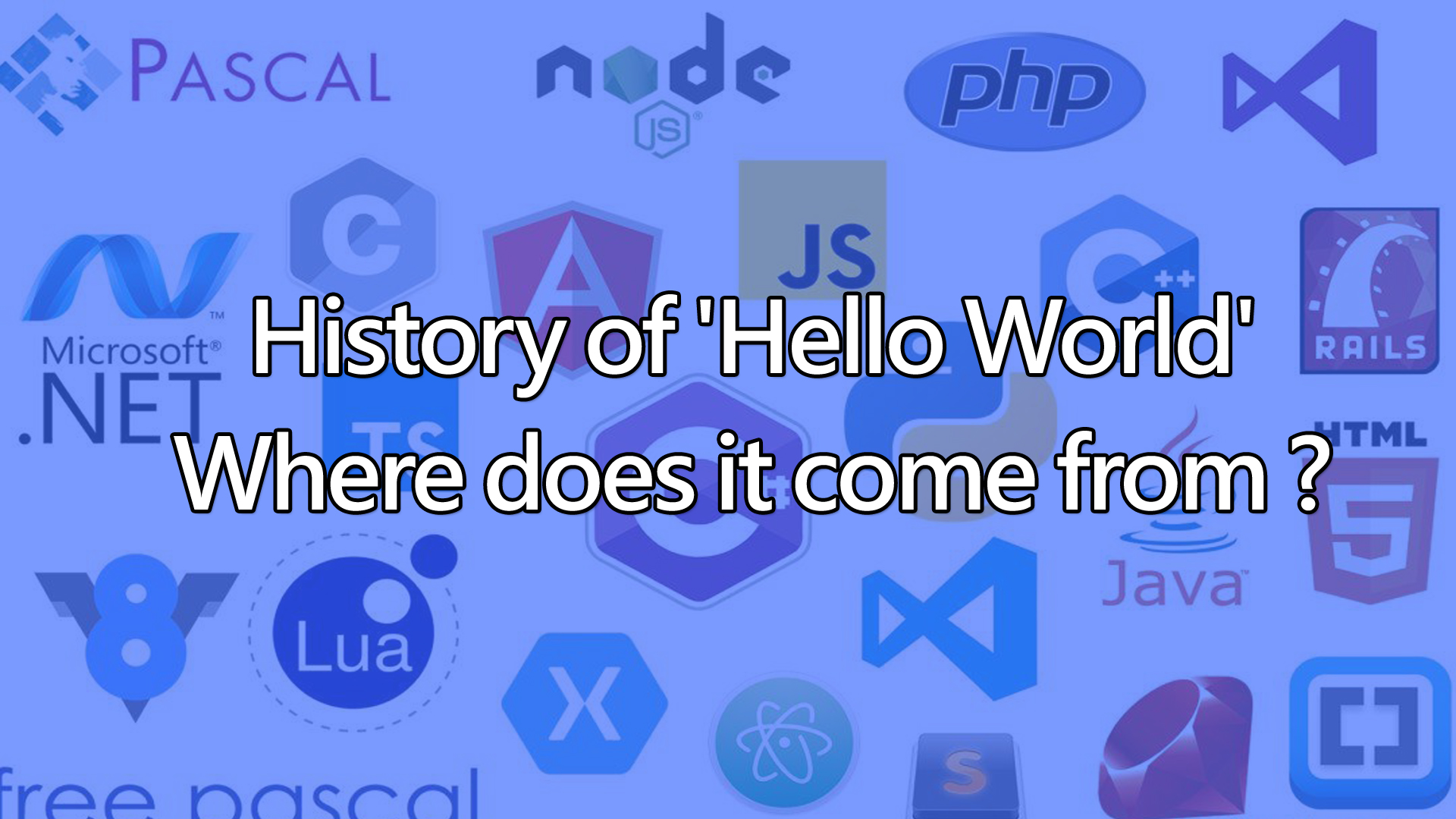 History of 'Hello World' | Where does it come from