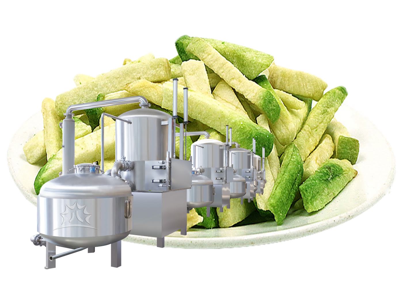 Vacuum fryer vacuum fried dried mixed vegetables fryer