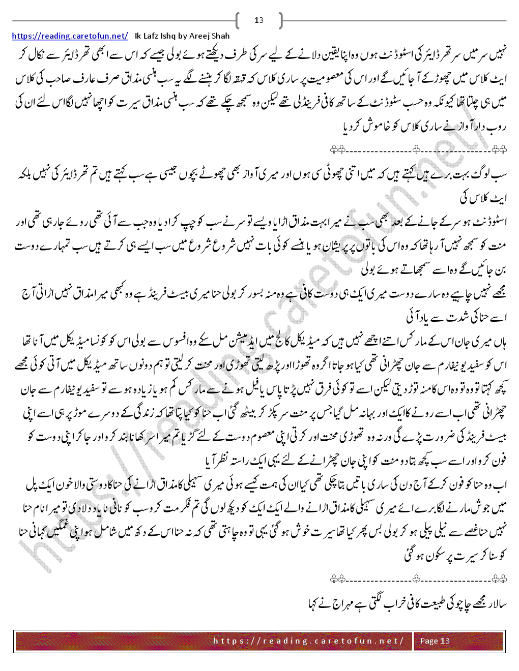 areej shah novel