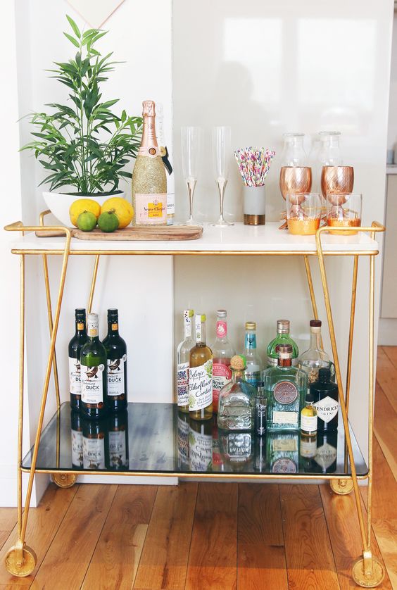 STYLISH BAR CARTS design indulgence