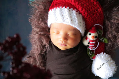 crochet baby santa hat traditional christmas hat for babies photo prop