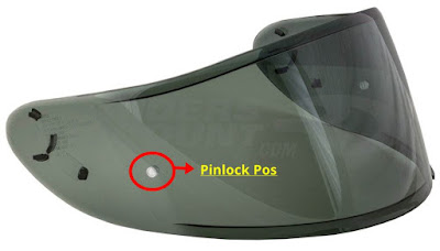 Pinlock anti fog post Pinlock anti fog post