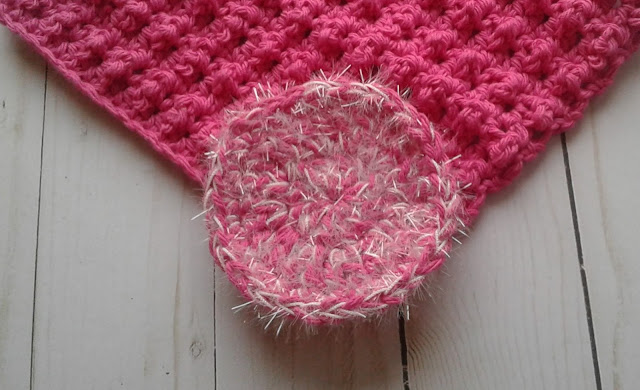 crochet dishcloth and scrubby