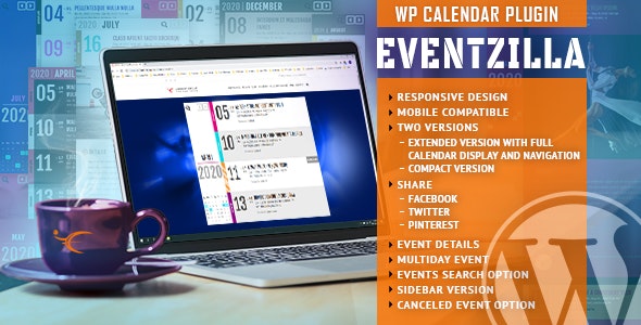 EventZilla - Event Calendar - Addon For Visual Composer
