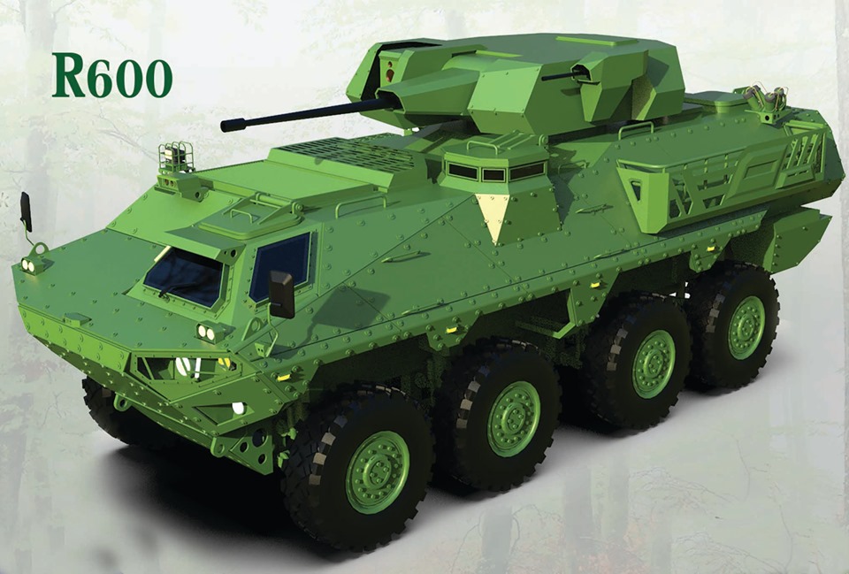 DEFENSE STUDIES: Terungkap Spek Dasar Kendaraan Panus R600 8x8