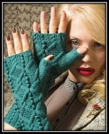 митенки связанные спицами mitenki svyazannie spicami