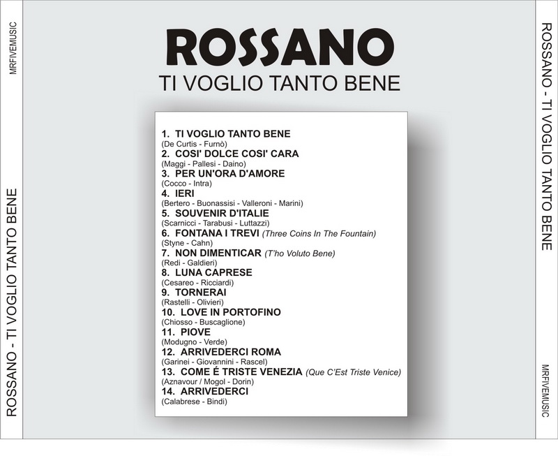 ENTRE MUSICA ROSSANO Ti voglio tanto