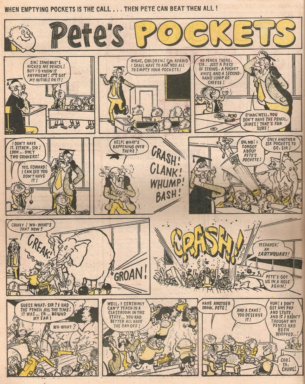 Wacky Comics! This Week In... 1971 Knockout