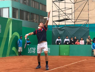  Tenista José Hernández avanzó a tercera ronda en sencillos Lima