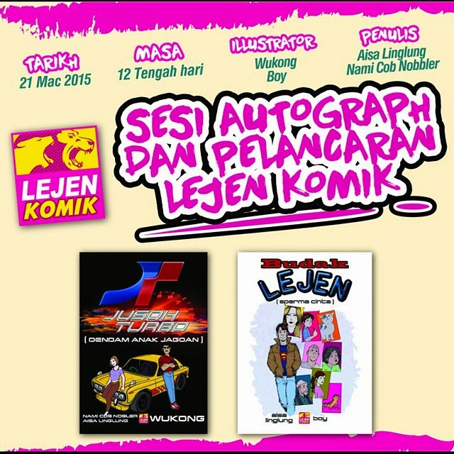 Sesi Autograph dan Pelancaran Lejen Komik