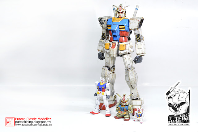 MEGA SIZE 1/48 RX-78-2 GUNDAM Custom Paint by Putra Shining