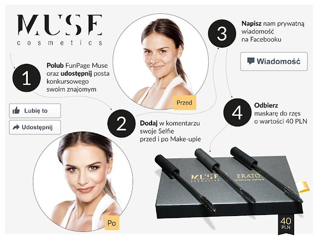 muse cosmetics, tusz do rzęs erato