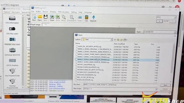 VVDI Prog V5.0.7 Renew BMW F Series PCF79XX Key 5