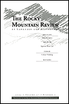 A Book Review of mine in the Rocky Mt. Review of Language & Literature. (Click the image below.)