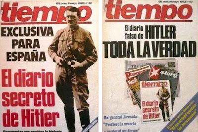 Los falsos diarios de Hitler y Mussolini