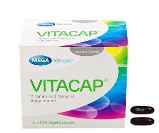 Thuốc bổ Vitacap với thành phần multivitamin và khoáng chất