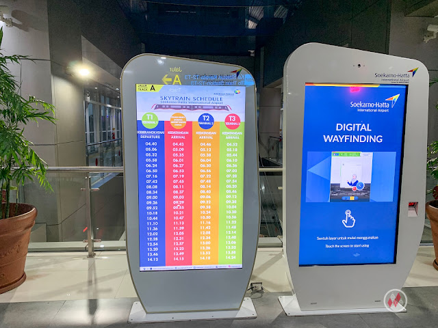 Timetable & KiOSK 蘇加諾・哈達國際機場 Skytrain 旅客自動電車輸送系統  - Soekarno-Hatta Airport Skytrain APMS