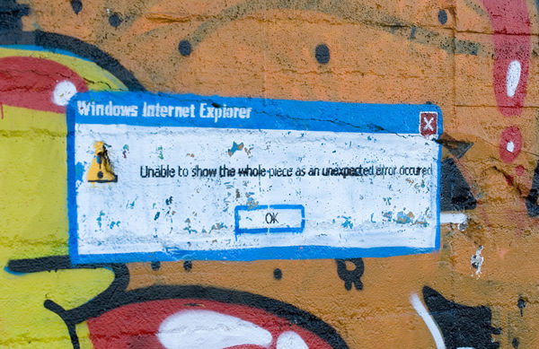 Grafiti atau Lukisan Dinding windows error