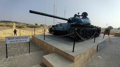 Pakistani army tank t-59 in longewala museum