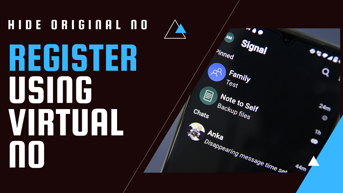 Register on Signal, WhatsApp, Telegram using a Virtual phone number