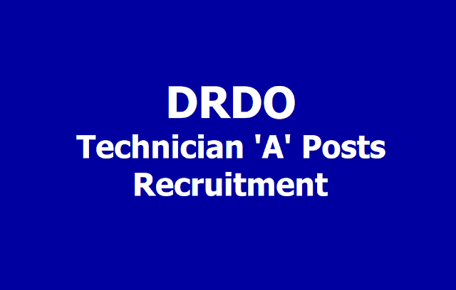 DRDO Recruitment for Technician 'A' Posts 2019, Apply Online till June 26 DRDO Recruitment for Technician 'A' Posts 2019, Apply Online till June 26