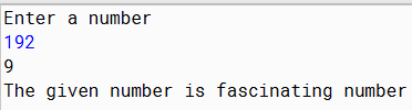 Fascinating Number | Write a program in Java to check whether the given ...