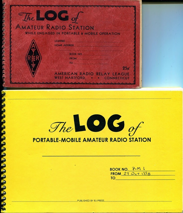 Retrotechnologist PORTABLEMOBILE LOGBOOKS FOR AMATEUR RADIO