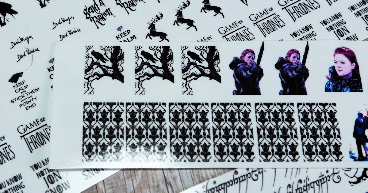 The Polished KOI DIY Water slide decals