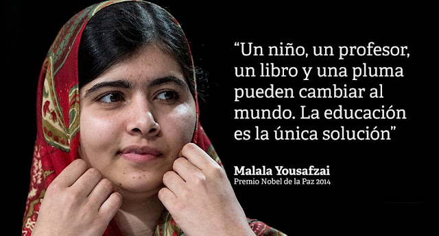 30 frases de Malala Yousafzai que inspiran el cambio