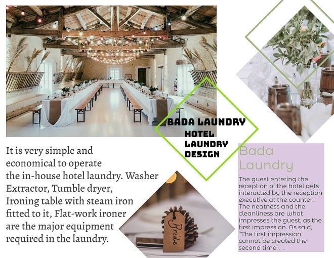 Hotel Laundry Design as per the number of Rooms Neat & Clean
