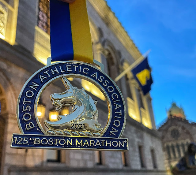 Boston Marathon Medal 2021