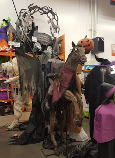 Halloween decorations at Home Depot