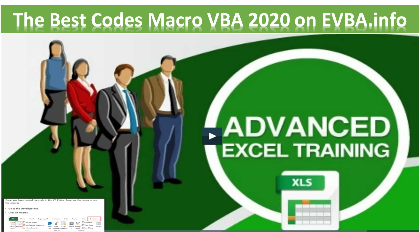 [Free ebook] The Best Codes Macro VBA 2020 on EVBA.info KING OF EXCEL