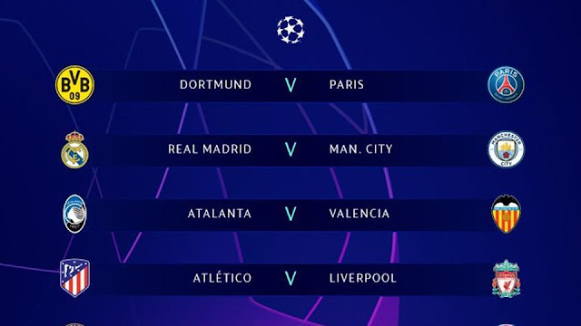 uefa-champions-league-draw نتيجة قرعة دور الـ 16 من دوري أبطال أوروبا