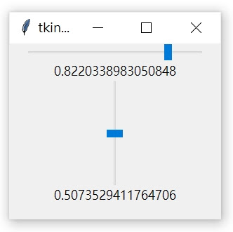 小狐狸事務所: Python 內建 GUI 模組 tkinter 測試 (十二) : Scale 元件
