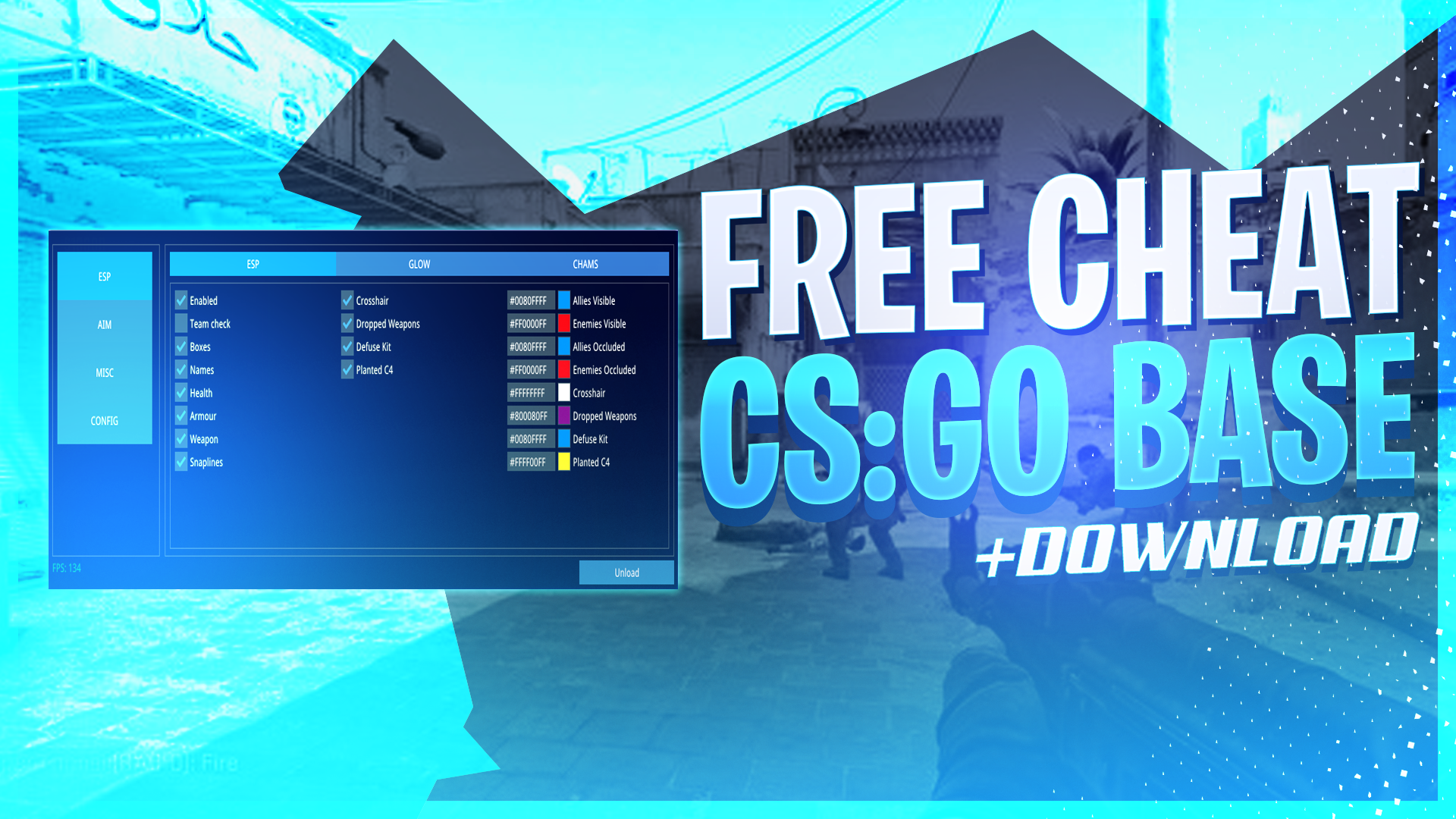 BEST CSGO LEGIT BASE HACK! CSGO SIMPLE SOURCR + DL BEST FREE BASE