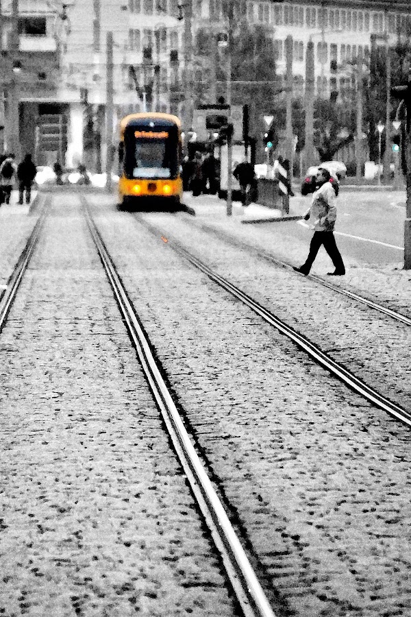 Youllshootyoureyeout "What's black, white and yellow all over?...