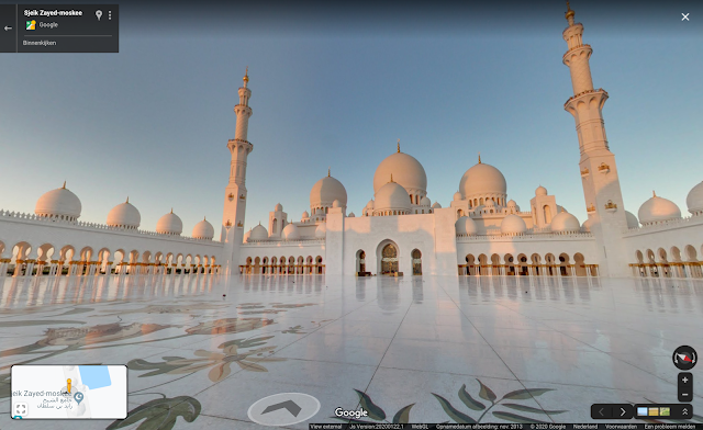Grote Sjeik Zayed-moskee in Abu Dhabi.