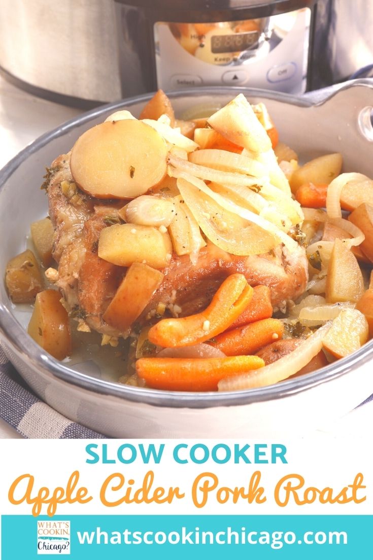 Slow Cooker Apple Cider Glazed Pork Roast What's Cookin, Chicago