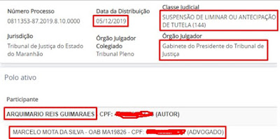 BOMBA!!!! Vereador contrata parentes de desembargador para tentar obter liminar