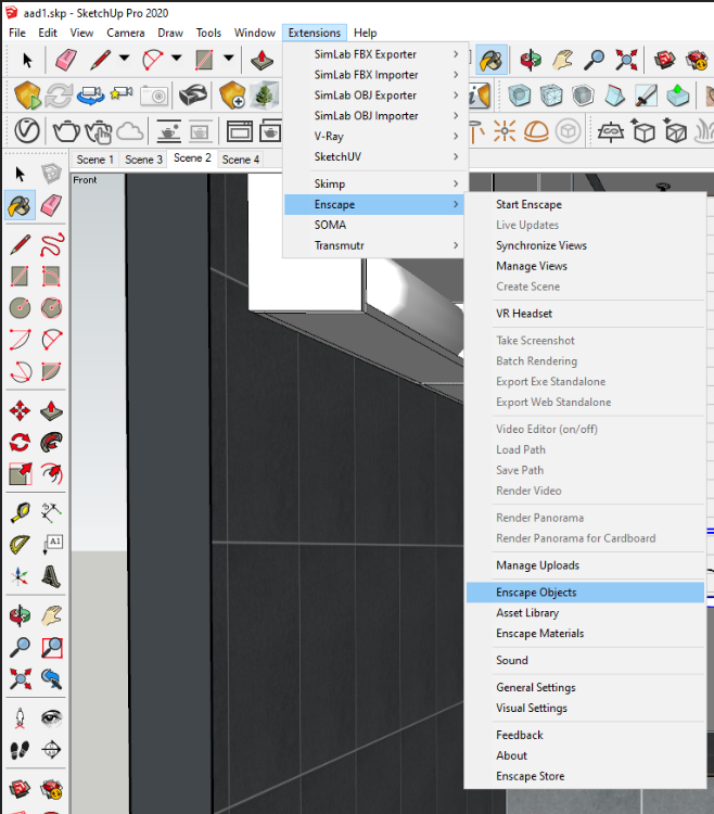 Cara Render Sketchup Menggunakan Enscape Untuk Pemula